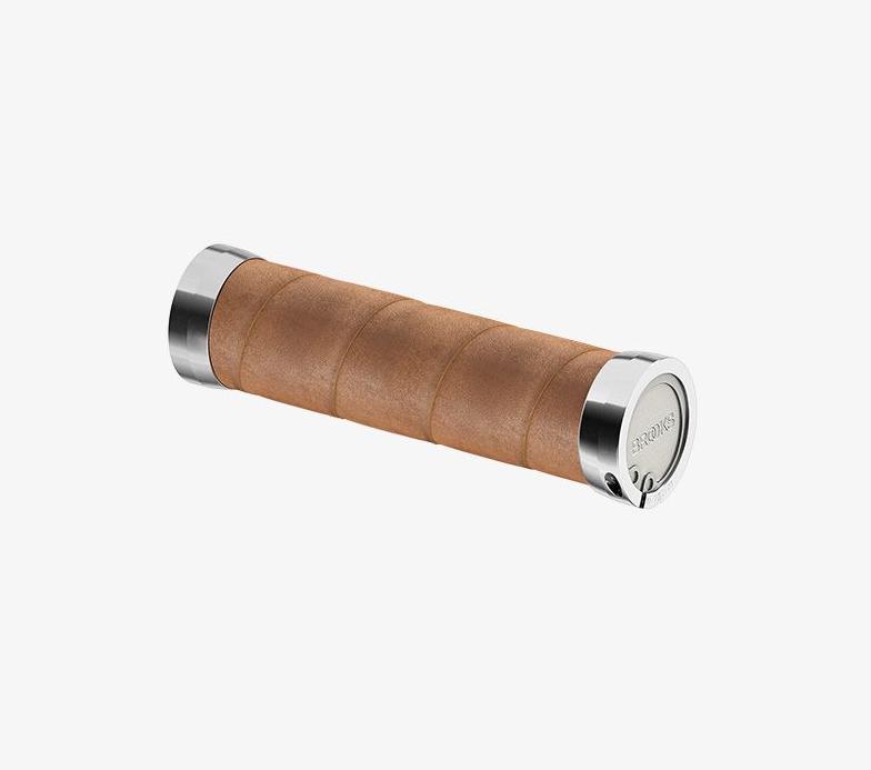Грипсы Brooks Slender Leather Grips 130/130 Dark Tan