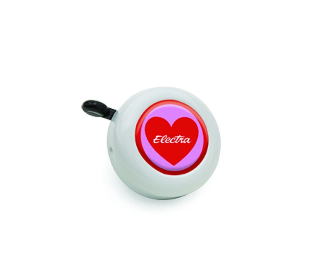 Велосипедный звонок Electra Vintage Bell Love White