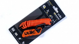 Велосипедный замок Ulac Piccadilly Carabiner Cable Combo Lock Silver