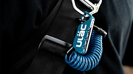 Велосипедный замок Ulac Piccadilly Carabiner Cable Combo Lock Silver