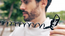 Велосипедный замок Ulac Piccadilly Carabiner Cable Combo Lock Silver