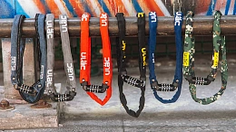 Велосипедный замок Ulac 52nd Street Steel Chain Lock Combo Red